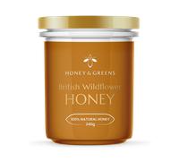 Honey & Greens British Wildflower Honey 240g