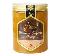 Honey Heaven Premium Organic Honey with Javanese Turmeric. Natural Raw Unpasteurised Unfiltered GMO and Gluten Free 400gr Jar