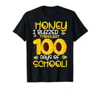 Honey I Buzzed Through 100 Days of School Bee T-Shirt