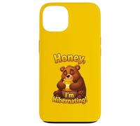 Honey! I’m Hibernating - Funny Cartoon Bear Honey Design Case for iPhone 13
