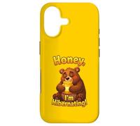 Honey! I’m Hibernating - Funny Cartoon Bear Honey Design Case for iPhone 17