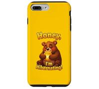 Honey! I’m Hibernating - Funny Cartoon Bear Honey Design Case for iPhone 7 Plus/8 Plus