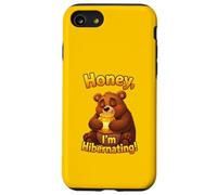 Honey! I’m Hibernating - Funny Cartoon Bear Honey Design Case for iPhone SE (2020) / 7/8