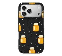 Honey Jar Polka Dots Case Compatible with iPhone 17/17 Air/17 Pro/17 Pro Max TPU Protective Cover Anti-Scratch