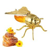 Honey Jar | with Spoon Bee Shaped Transparent Kitchen Gadgets | Decorative Honey Jar,for Breakfast Kitchen Food Prep Baking Cake Halloween Holiday Birthday Party Flour Salt
