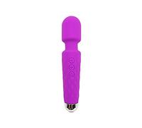 Honey Jungle Rechargeable Wireless Vibrator Wand Massager 7X Speeds 20x Modes Quiet Operation Discreet Packaging (Purple)