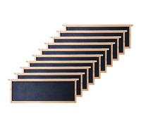 Honey Lake Medium Beehive Frames and Foudations Kit,10 Pack Super Wooden Frames and Natural Beeswax Dipped Plastic Foundations for Beekeeping (Black)