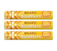 Honey & Lemon 10 Lozenges x 3 Compatible With Halls Soother Real Fruit Juice Centre Sweets for Sore Throat Relief with Welari Thank You Card | (3pack)