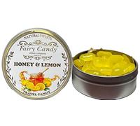 Honey & Lemon Travel Candy, 90g, Natural Sweets, Handmade, Premium Quality, Small Batches, Made in UK hard candy