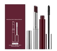 Honey Lip & Eye Bundle Set,High Impact Honey Lipstick set with Waterproof Mascara,Non-Sticky & Hydrating,for a Soft-Shine Finish