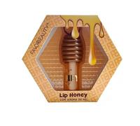 Honey Lip Gloss - Moisturizing Lip Glaze with Big Brush Head, Clear Nourishing Lip Oil for Smooth, Plump & Shiny Lips, Non-Sticky Hydrating Lip Blam Care
