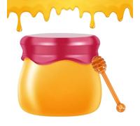 Honey Lip Masque - Lip Balm | 9g Pot Design Lip Masque For Dry Lips, Lip Balm Sleeping Masque, Lip Brush Included, Fades Lip Lines, Smooth Lip