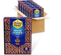 Honey Maid Chocolate Fresh Stacks Grahams, Chocolate Graham Crackers, 170-345ml Boxes (36 Stacks Total)