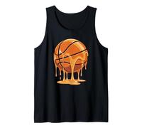Honey Melt Gloss Graphic Street Style Art Basketball Tank Top