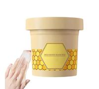 Honey Milk Wax Hand Mask Milk Honey Peel-off Hand Wax Moisturizing Hand Exfoliation Suitable for Cracked Hands