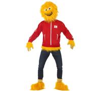 Smiffy's Men's Honey Monster Costume, Mask, Jacket, Gloves & Boot Cuffs, Size: - honey monster costume fancy dress mens sugar puffs 80s retro outfit