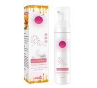 Honey Mousse Hair Removal Spray, Beeswax Hair Removal Mousse, Beeswax Mousse Hair Removal Foam Spray, Painless Hair Removal for Men and Women, for Arm, Underarm, Leg, Bikini Areas, 100ML