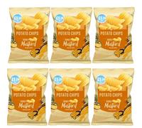Honey Mustard Hand Cooked Kettle Style Potato Chips PMP 80g - 12 x Bags - Thick Cut Crisps Sweet & Tangy Flavoured Gourmet Crunchy Potato Snack - ktl