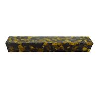 Honey Noir Stardust Kirinite Acrylic Pen Blank - 150x20x20mm (6x3/4x3/4")