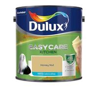Honey Nut Dulux Easycare Kitchen Matt Emulsion Paint 2.5L - Grease & Stain Resistant, Washable Matt Finish, Durable Interior Paint for Kitchen Walls & Ceilings