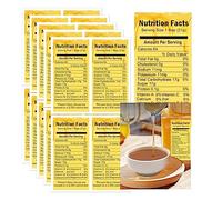 Honey Nutrition Labels Honey Nutrition Facts Calories Mason Jar Labels 1.75 x 3.5 Inch - Honey Nutrition Canning Label for Homemade Honey Jars Honey Containers 200 Pcs