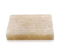 Honey Onyx Square Soap Dish - Elegant, Modern Bathroom Accessory