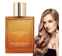 Honey Oud Eau De Perfume For Women, 100ml Portable Refresh Body Fragrance, Lasting Body Scent Fragrance Mist, With Seductive And Refreshing Scent, Portable Perfume For Traveling, Natural, Elegant