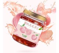 Honey peach oolong jam tea, Chinese fruit tea, Healthy fruit juice, Ready-to-eat delicious peach jam 240g/can, Fruit snacks, Bread side dishes, Dessert, Convenient casual food, Sauce (3 cans)