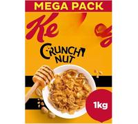 Honey & Peanut Corn Flakes Cereal (1kg Box, Pack of 2) - Total 2kg Mega Value Bundle - Sweet & Crunchy Breakfast Flakes - Images are for Advertising Purposes Only Actual Product May Vary