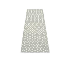 Honey Plastic Carpet 70x225 cm Pappelina Warm grey-Vanilla - 7340020403546