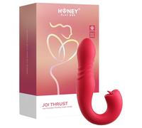 Honey Play Box Joi Thrust 2 - Smart Thrusting, Licking Vibrator (Red)