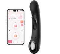 Honey Play Box Tempo App-Controlled Tapping Finger Silicone G-Spot Vibrator