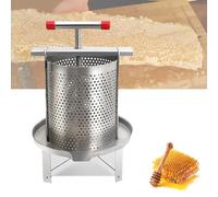 Honey Press For Home Use, Manual Honey Extractor Made Of Stainless Steel With Filter, Beekeeper Tools For Squeezed Honey Beeswax Honeycomb