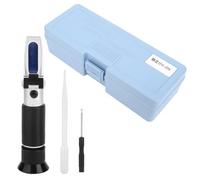 Honey Refractometer, Lab Refractometers Specific Gravity Hydrometer Tester 0-20% with Accurant Index Bee Keeping Supplies, With Automatic Temperature Compensation Function