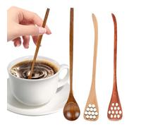 Honey Sticks, Honey Spoon - Honey Jar Stirring Stick with Long Handle for Honey Spoons, Multifunctional Honey Jar with Coffee Mixing Spoons for Holidays