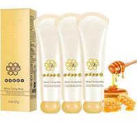 Honey Tearing Mask, Nourish & Renew Face Masks Peel Off, 2025 Tear off Peel Mask Skin Clean Pores Shrink, Face Packs for Women, Honey Peel off Facial mask, Reduces Fine Lines & Wrinkles, 60g (3PC)
