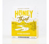 Honey Thief Hard Honey Sparkling Pure Honey Can Pack | (4 x 330ml Cans) | Honey Alcoholic Drink | 5% ABV Floral & Caramel Notes | Honey Cocktails Ready To Drink | Good Gifting Ideas