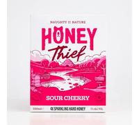 Honey Thief Hard Honey Sparkling Sour Cherry Can Pack | (4 x 330ml Cans) | 5% ABV Honey & Cherry Cocktails Ready to Drink | Refreshing Berry Flavoured Cocktail Cans | Good Gifting Ideas