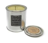 Honey & Tonka Bean Scented Coconut & Rapeseed Candle. ECO Recyclable Packaging. Vegan Friendly