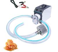 Honey Transfer Pump, Automatic Strainer with 120 Mesh Filter, 900kg/H Maximum Flow Rate, Adjustable Speed Pump for Viscous Liquids and Pumping Processes
