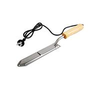Honey Uncapping Knife, Stainless Steel Electric Honey Extractor Uncapping Knife, Handheld Honey Heating Knife for Beekeeping Tool (UK Plug)
