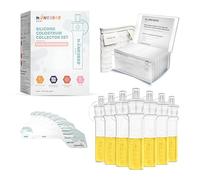 Honeybee Baby Colostrum Collector Kit | Reusable Silicone Breast Milk Collector for Harvesting Colostrum Breastmilk, Pre-Sterilized Includes Storage Case & Cotton Wipe | Set of 7 Collectors, 5mL Each