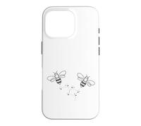 HONEYBEE BUSY FLITTING BOHO GRAPHIC LINE ART Case for iPhone 16 Pro
