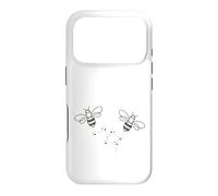HONEYBEE BUSY FLITTING BOHO GRAPHIC LINE ART Case for iPhone 17 Pro