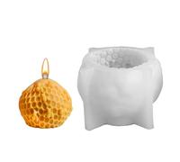 Honeybee Cylinder Mold - Silicone Soap Mold 3D Candle Mould, Animal Resin Art Quick Release Home Decoration for Aromatherapy | Honey Comb Resin Molď + for Candle Making