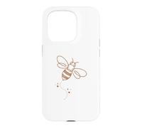 HONEYBEE FLIITTING FLYING BOHO THIN LINE GRAPHIC ART Case for iPhone 15 Pro