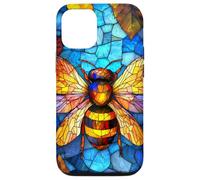 Honeybee Flying over Bright Red Flower Garden Case for iPhone 12/12 Pro