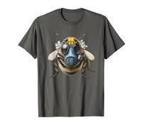 Honeybee in Gas Mask, Save the Pollinators T-Shirt
