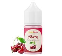 HONEYBERRY 250ml Natural Cherry Food Flavouring Essence - Professional High Strength Edible Liquid Extract Drops - Highly Concentrated Versatile Flavour for Baking Cooking Drinks Scent Cosmetics Soap