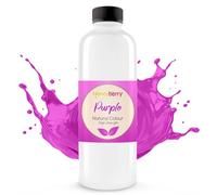 HONEYBERRY 250ml Natural Purple Food Colouring - High Strength Liquid Colour Dye - Highly Concentrated Versatile Edible Colouring Paint for Cooking Decorating Icing Frosting Fondant DIY Crafts